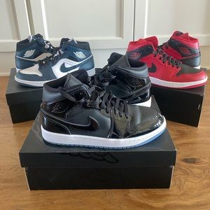 Air Jordan 1 Mids Bundle - men's size 10